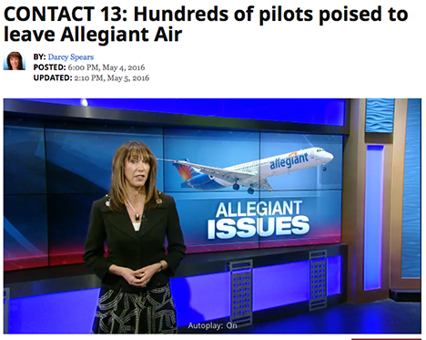 KTNVチャンネル13の調査で、パイロットの半数以上が家族に自社便を勧めないLCCが！