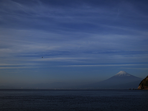 遠目の富士山！