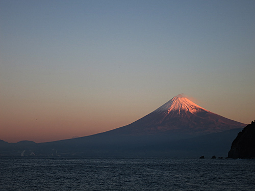 朝焼け富士山！