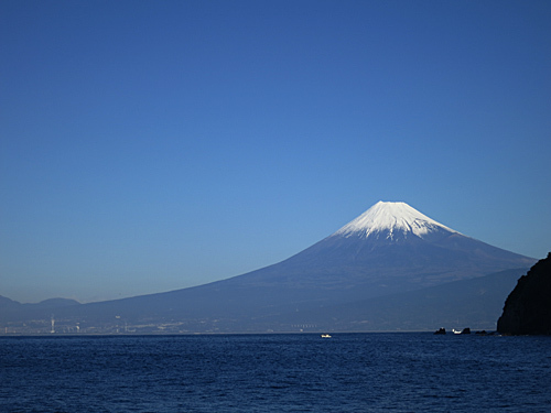 碧い富士山！