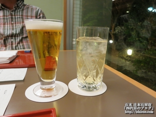 ANAクラウンプラザホテル京都　日本料理雲海ビールと梅酒