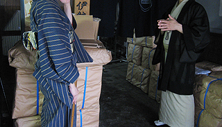2010年5月臼井織布さんにてこころやさんとの出会い