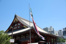 浅草寺の鯉のぼり０１