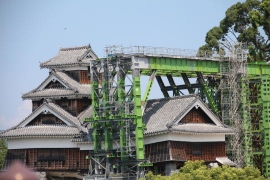 震災被害の熊本城１３